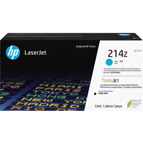 obrázek produktu HP W2141Z, cyan toner. kazeta HP LaserJet 214Z