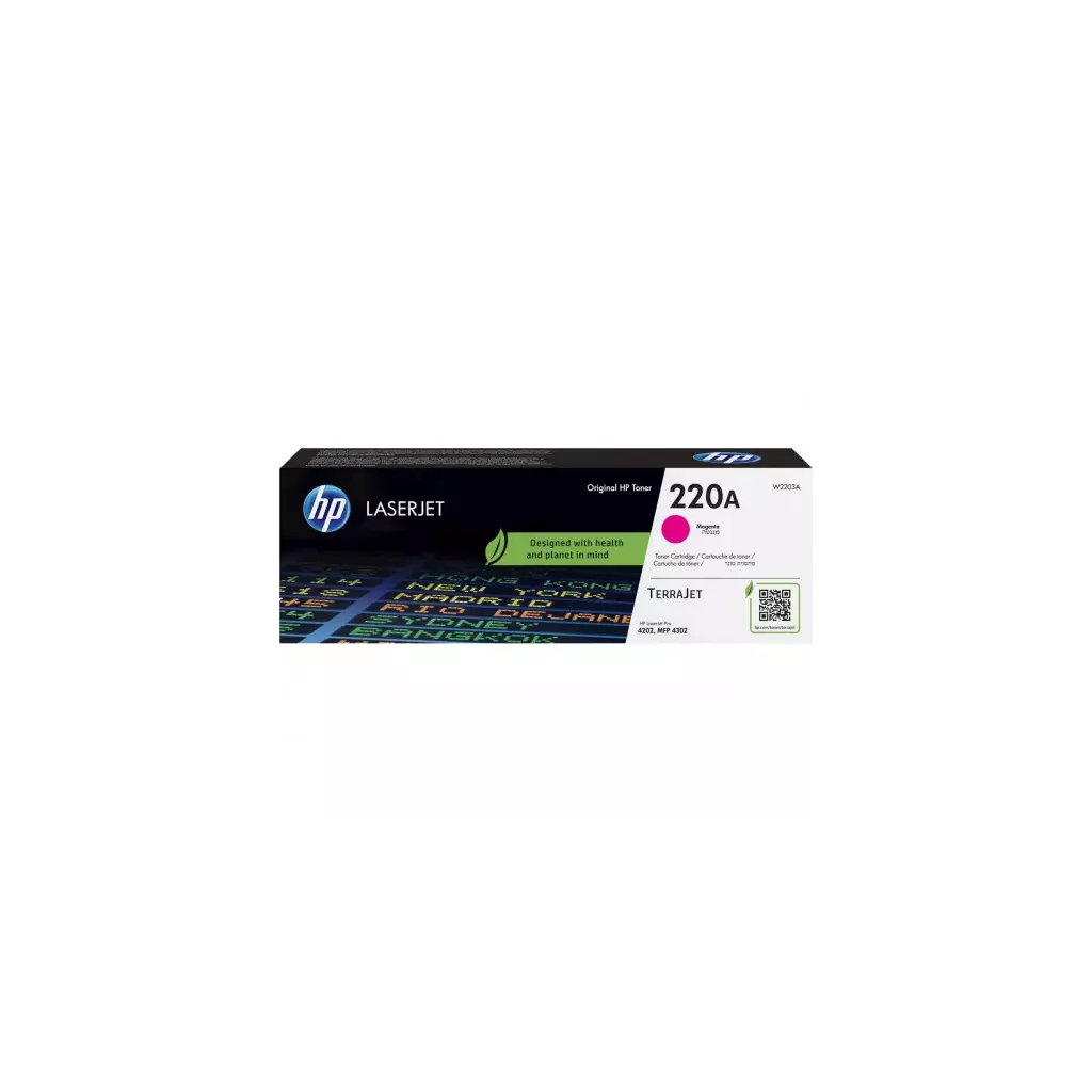 Obrázek produktu HP W2203A, magenta toner. kazeta HP LaserJet 220A