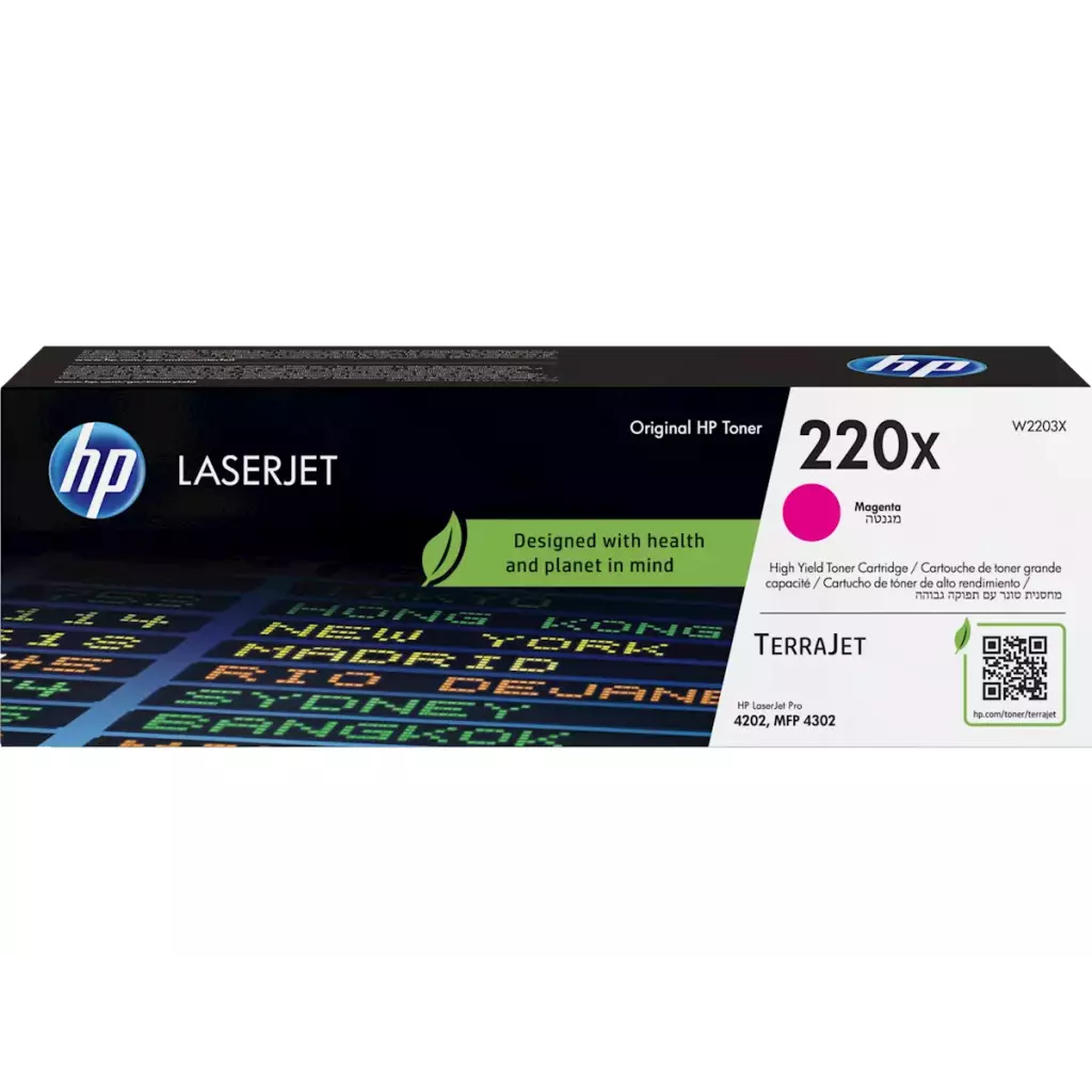 Obrázek produktu HP W2203X, magenta toner. kazeta HP LaserJet 220X