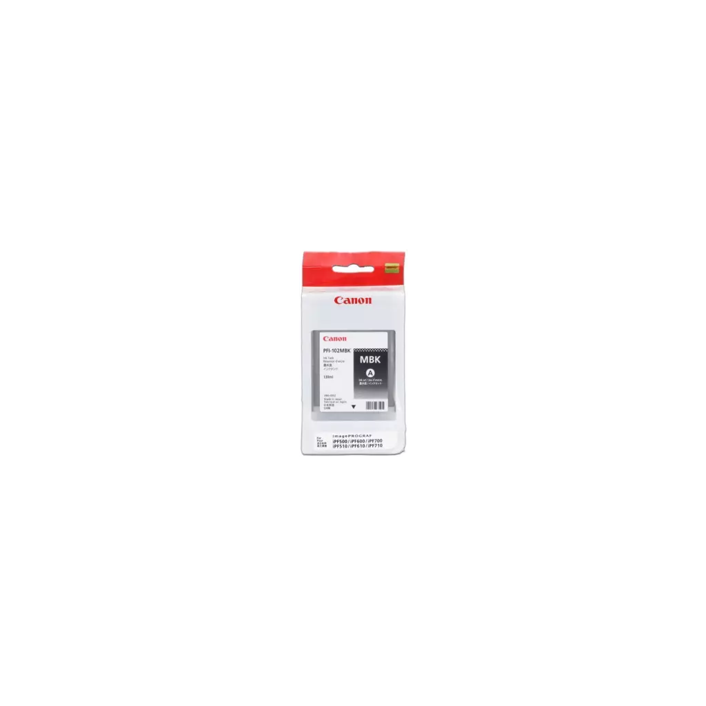 Obrázek produktu CANON INK PFI-102 MATTE BLACK iPF-500, 600, 700