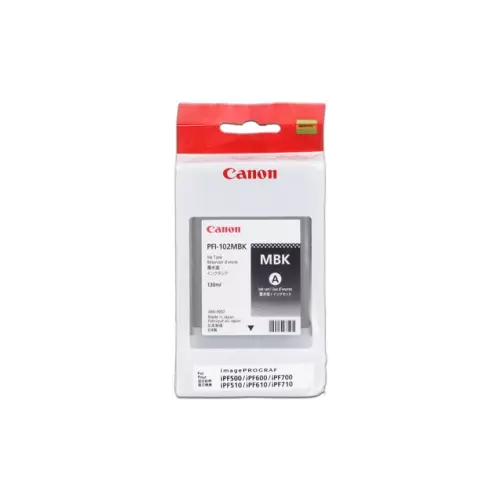 obrázek produktu CANON INK PFI-102 MATTE BLACK iPF-500, 600, 700