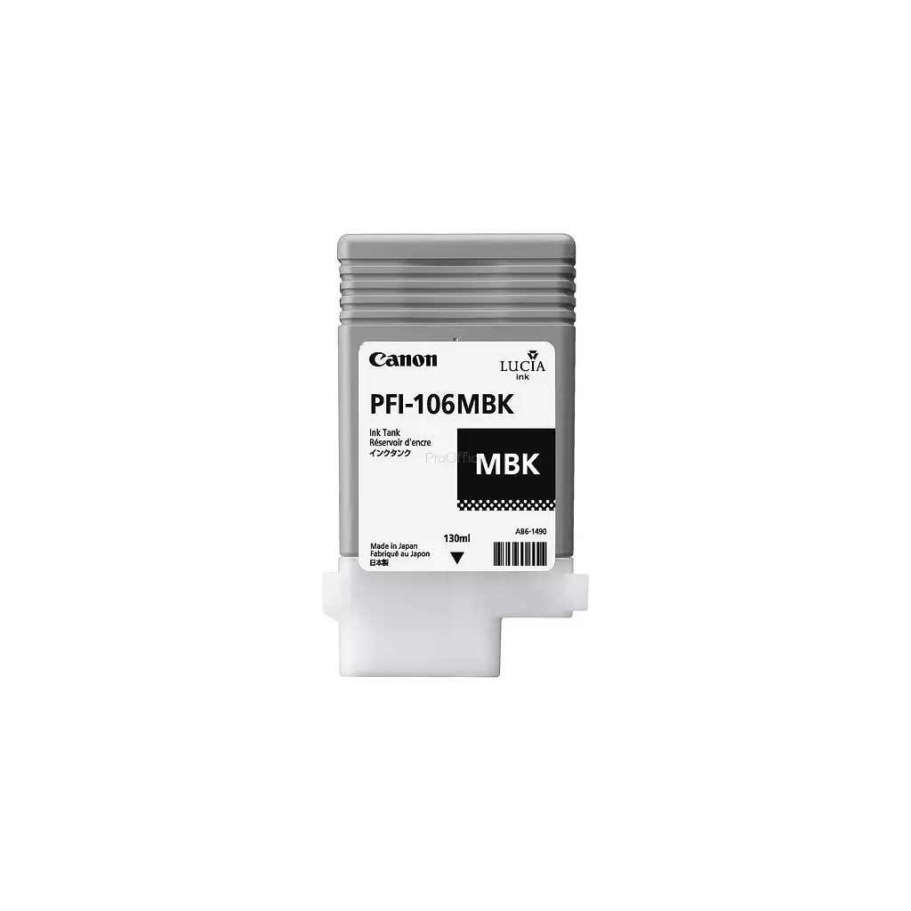 Obrázek produktu CANON INK PFI-106 MATTE BLACK
