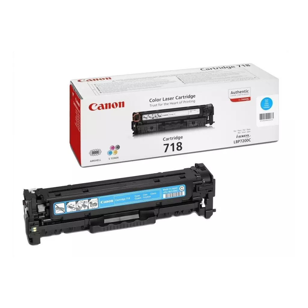 Obrázek produktu Canon toner CRG-718C, azurový