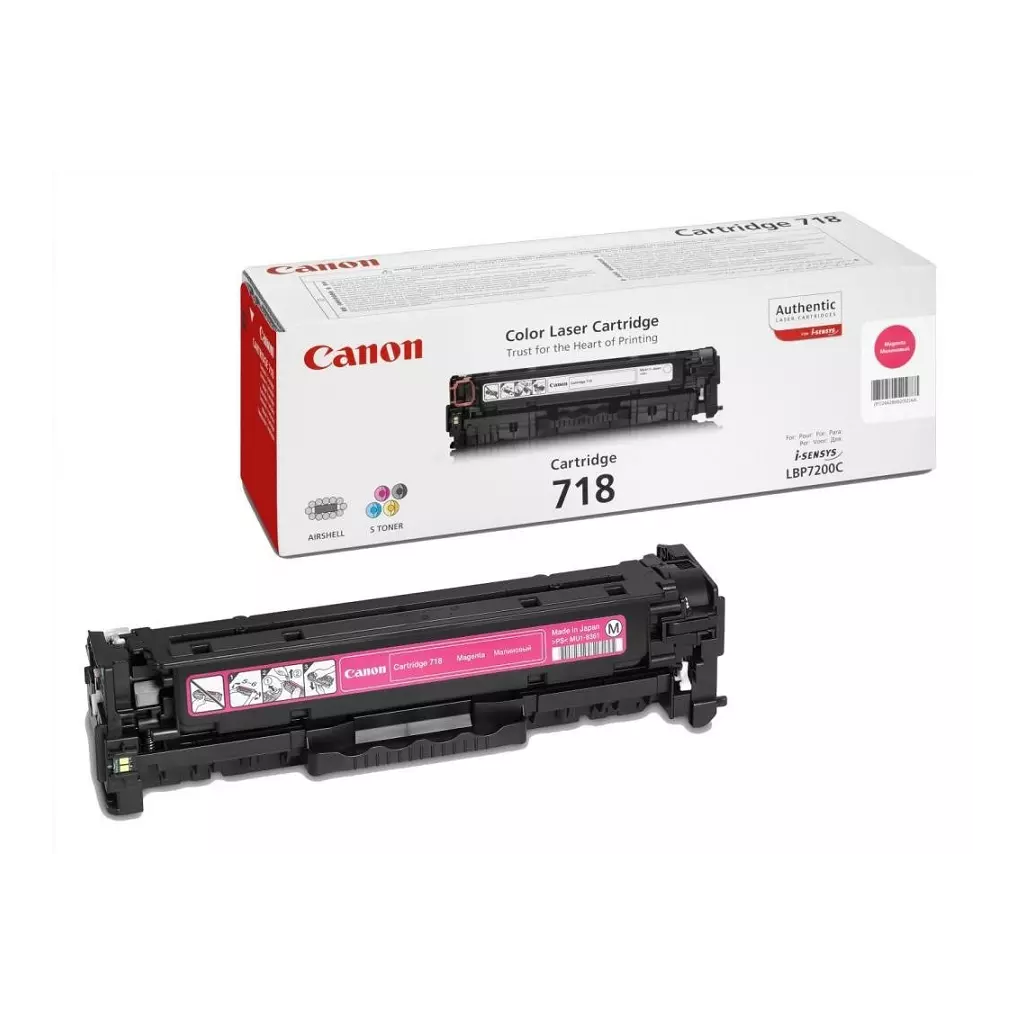 Obrázek produktu Canon toner CRG-718M, purpurový