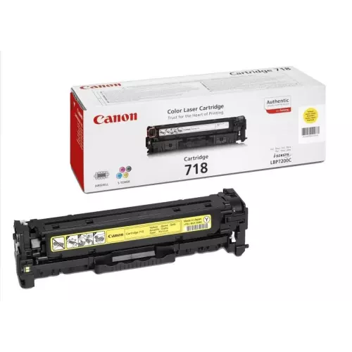 obrázek produktu Canon toner CRG-718Y, žlutý