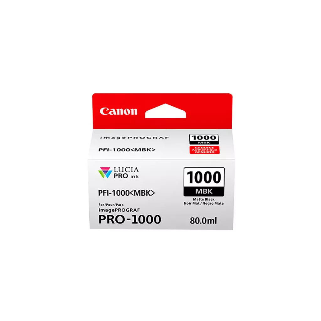 Obrázek produktu Canon PFI-1000 MBK, matný černý