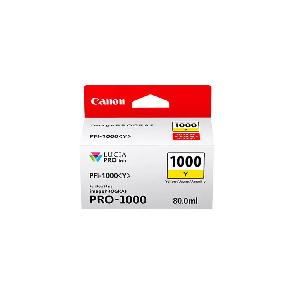 Obrázek produktu Canon PFI-1000 Y, žlutý