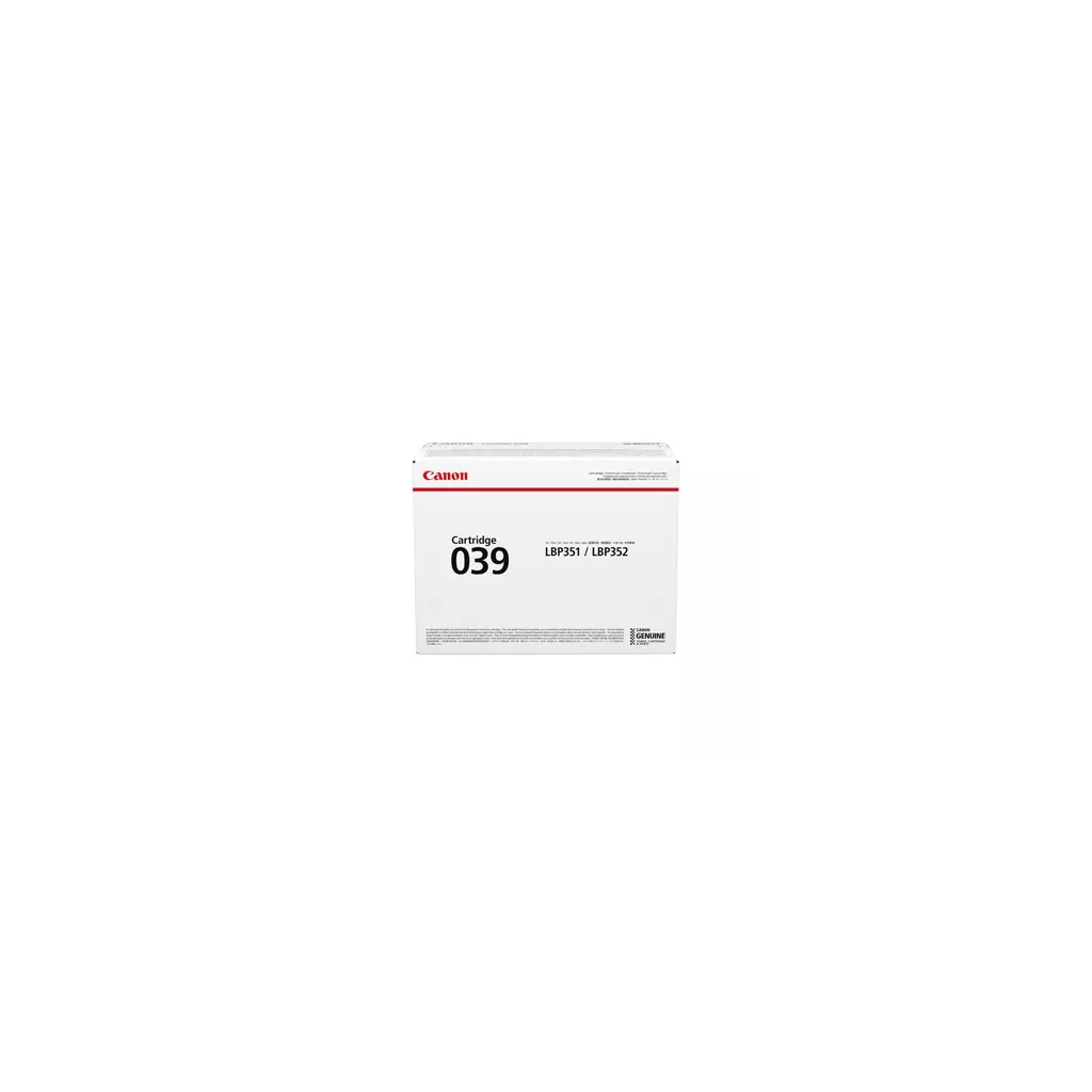 Obrázek produktu Canon CRG 039, černý