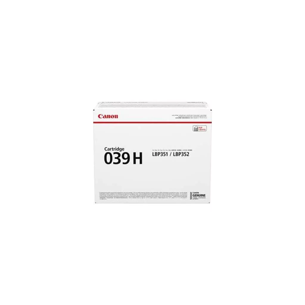 Obrázek produktu Canon CRG 039 H, černý velký