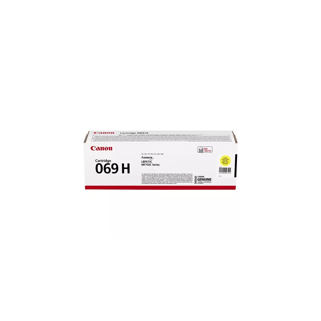 Obrázek produktu Canon CLBP Cartridge 069 H Y