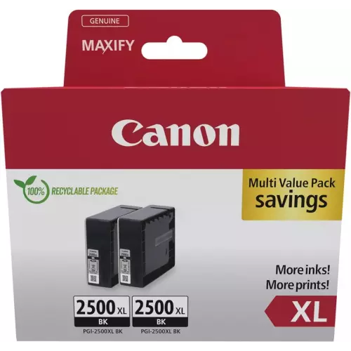 obrázek produktu Canon PGI-2500XL BK TWIN
