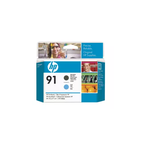 obrázek produktu HP no 91 - matná černá a azur. tisk. hlava, C9460A