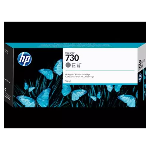 obrázek produktu HP 730 300-ml Gray Ink Cartridge 
