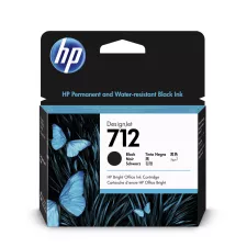 obrázek produktu HP 712 Inkoustová náplň černá (80ml); 3ED71A