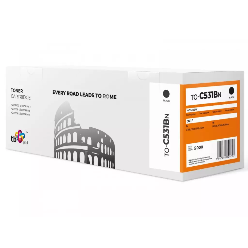 Obrázek produktu Toner TB kompatibilní s C531 TO-C531BN BK 100% new