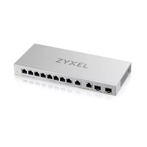 obrázek produktu Zyxel XGS1010-12 v2, 12-Port Gigabit Unmanaged Switch with 8-Port 1G + 2-Port 2.5G + 2-Port SFP+