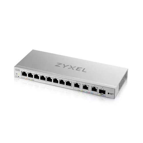 obrázek produktu Zyxel XGS1250-12 v2, 12-Port GB webmanaged Switch w. 8 port 1G + 3-Port MultiGig  + 1-Port SFP+