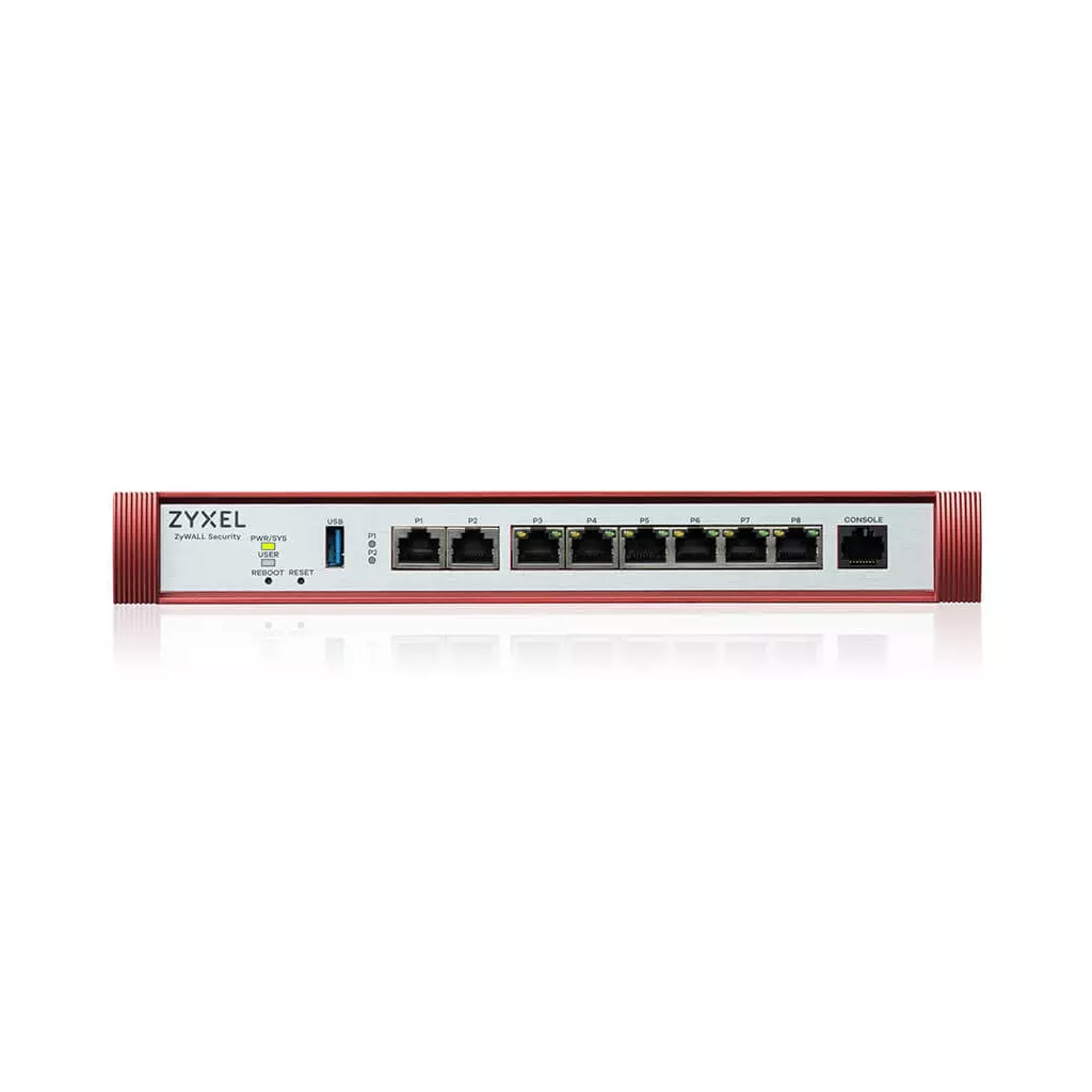 Obrázek produktu ZYXEL USG Flex 200H,2*2.5Gig.,6*1G,USB,1 device