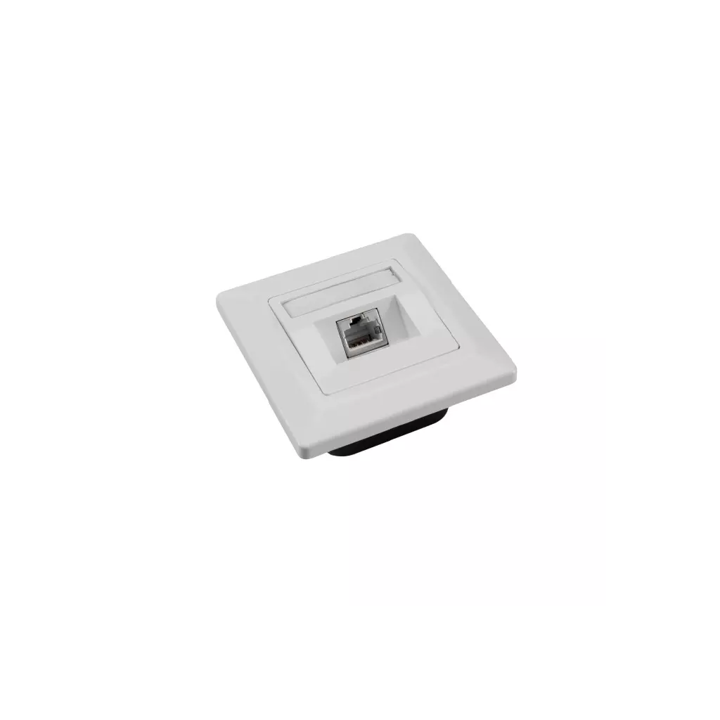 Obrázek produktu Zásuvka Solarix CAT5E STP 1 x RJ45 pod omítku bílá