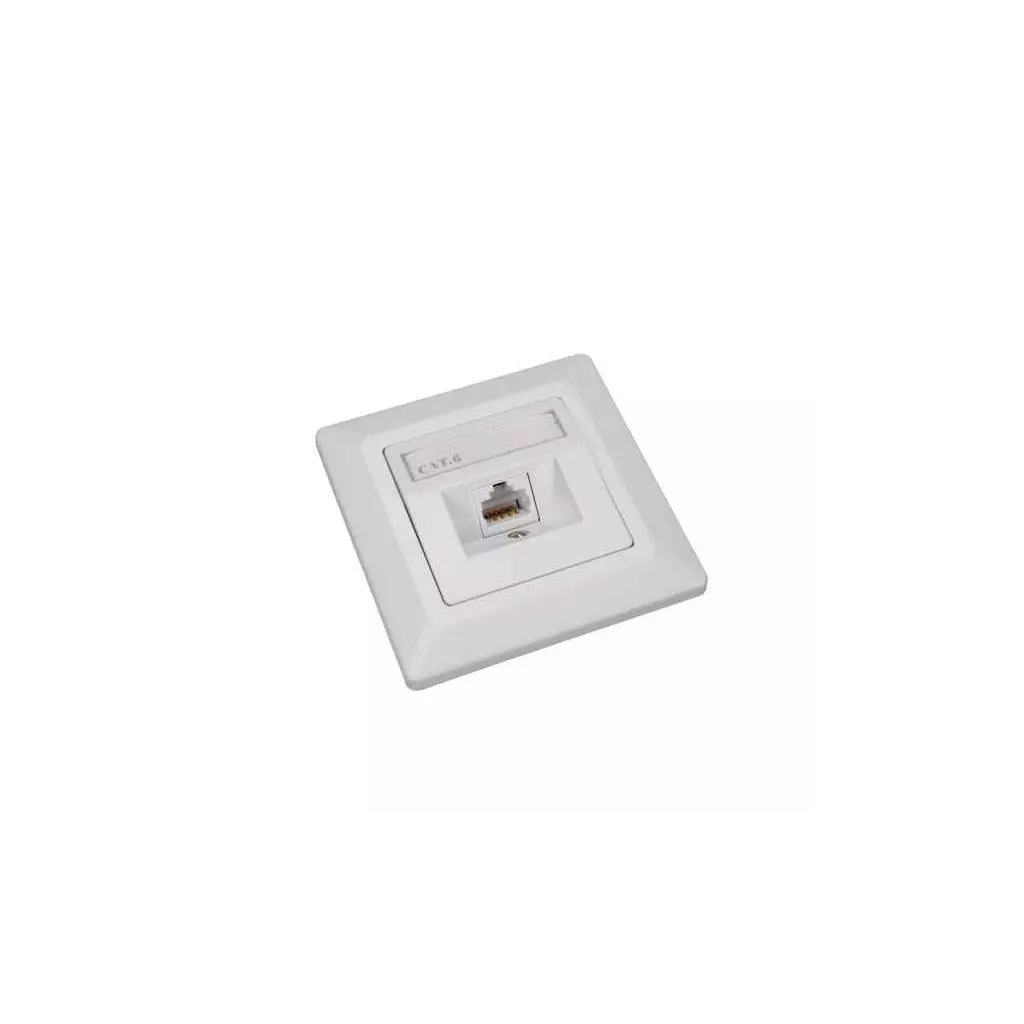 Obrázek produktu Zásuvka Solarix CAT6 UTP 1 x RJ45 pod omítku bílá