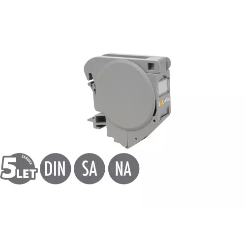 obrázek produktu Držák keystonu 1 x RJ45 na DIN lištu šedý