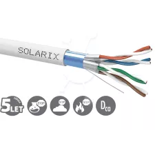 obrázek produktu Instalační kabel Solarix CAT6A FFTP LSOH Dca-s2,d2,a1 500m/cívka SXKD-6A-FFTP-LSOH