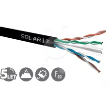 obrázek produktu Instalační kabel Solarix CAT6 UTP PE Fca venkovní 500m/cívka SXKD-6-UTP-PE