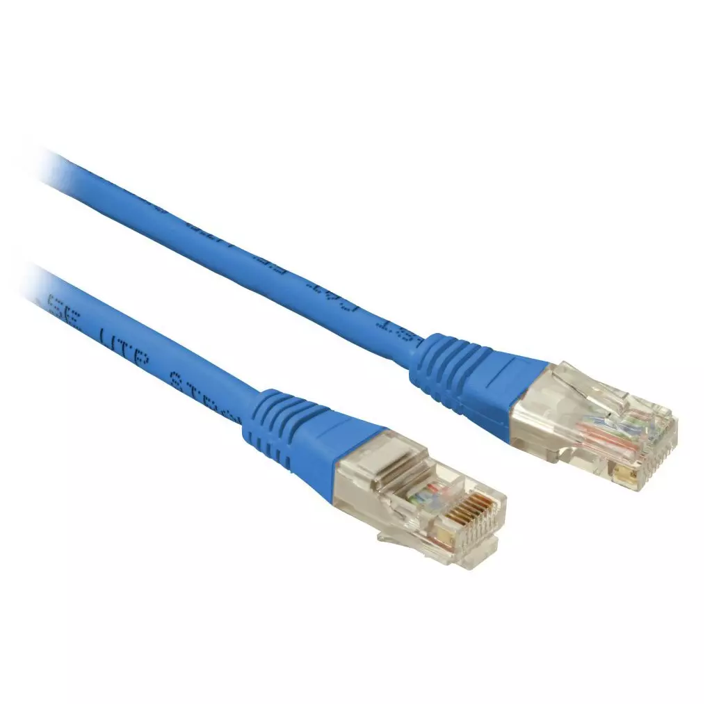 Obrázek produktu SOLARIX patch kabel CAT5E UTP PVC 0,5m modrý non-snag proof
