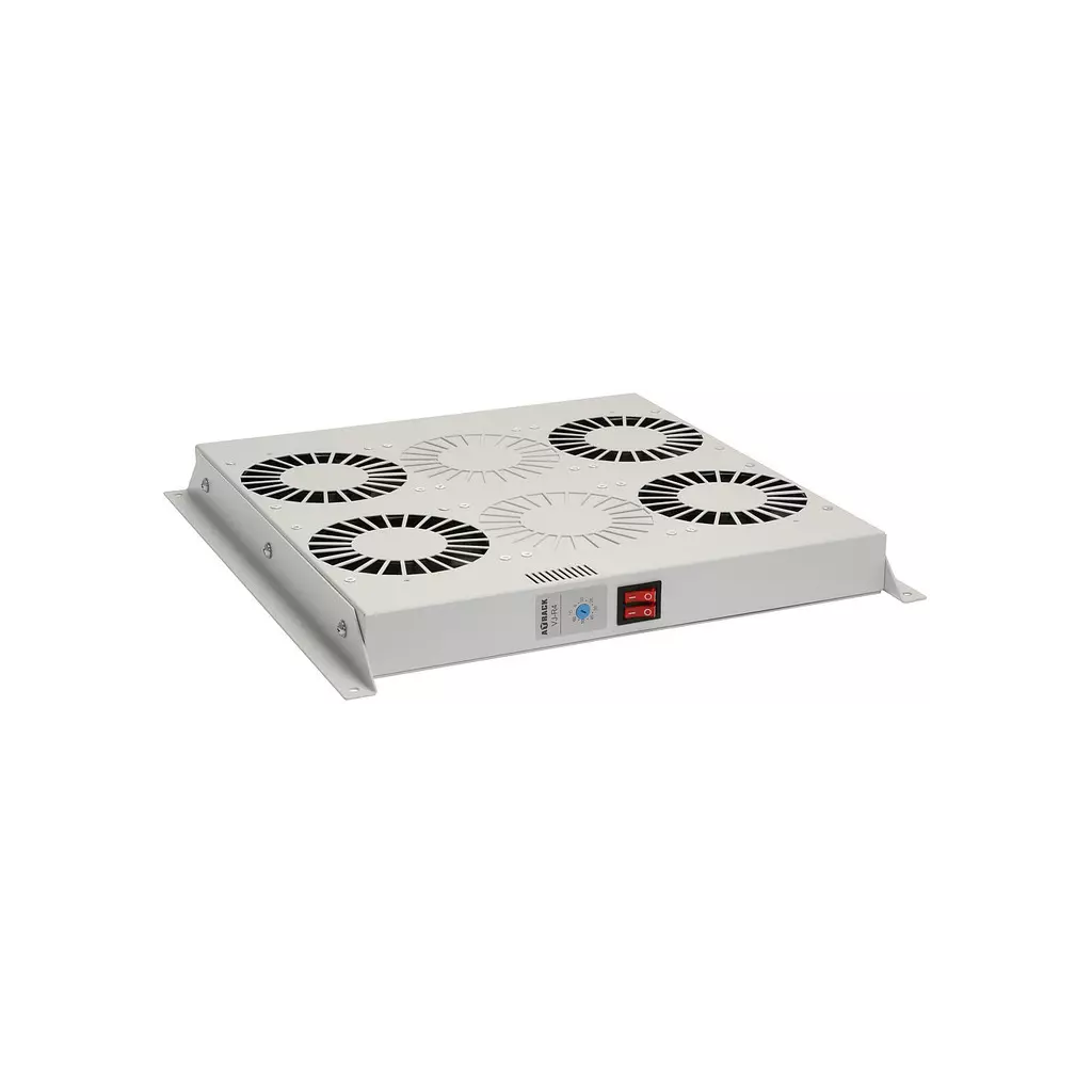 Obrázek produktu Ventilační jednotka 4 vent.,termostat, do stropu i dna VJ-R4, šedá