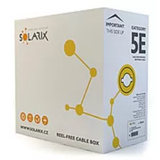 obrázek produktu Kabel licna Solarix CAT5E UTP PVC šedý 305m/box SXKL-5E-UTP-PVC