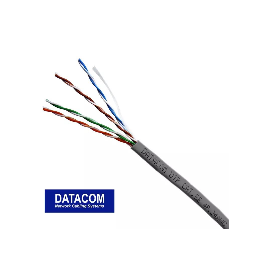 Obrázek produktu Metráž DATACOM UTP drát CAT5E PVC 50m šedý