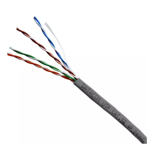 obrázek produktu DATACOM  UTP flex,Cat5e PVC,šedý,100m,lanko
