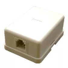 obrázek produktu DATACOM Tel. jednozásuvka nad omítku - 1 x RJ11