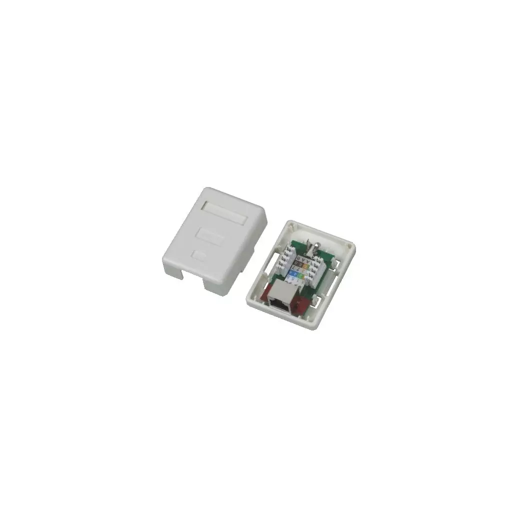 Obrázek produktu DATACOM STP jednozásuvka nad omítku Cat5e 1 x RJ45