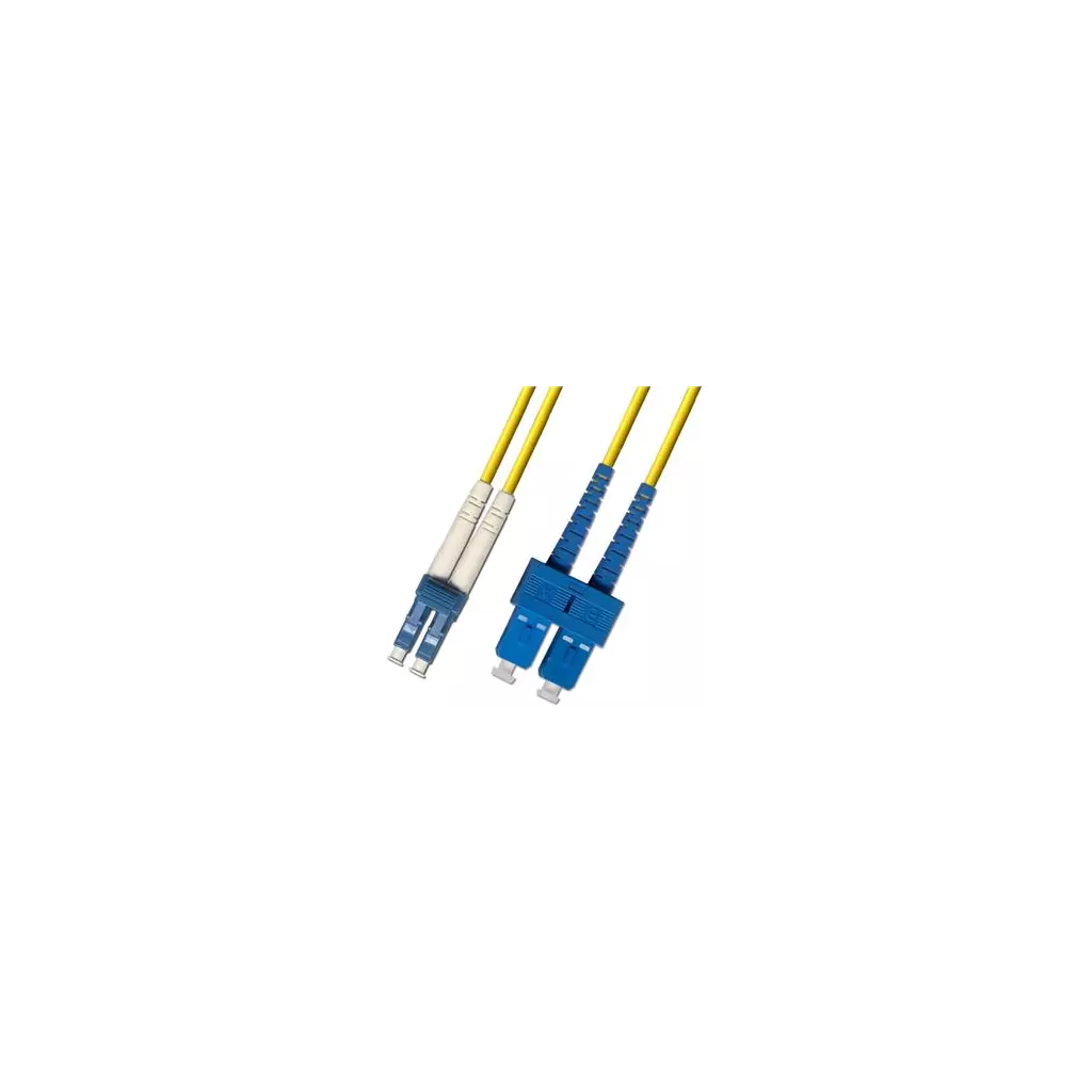 Obrázek produktu Optický patchkabel duplexní, LC/UPC-SC/UPC 9/125um SM, 7m, OS2
