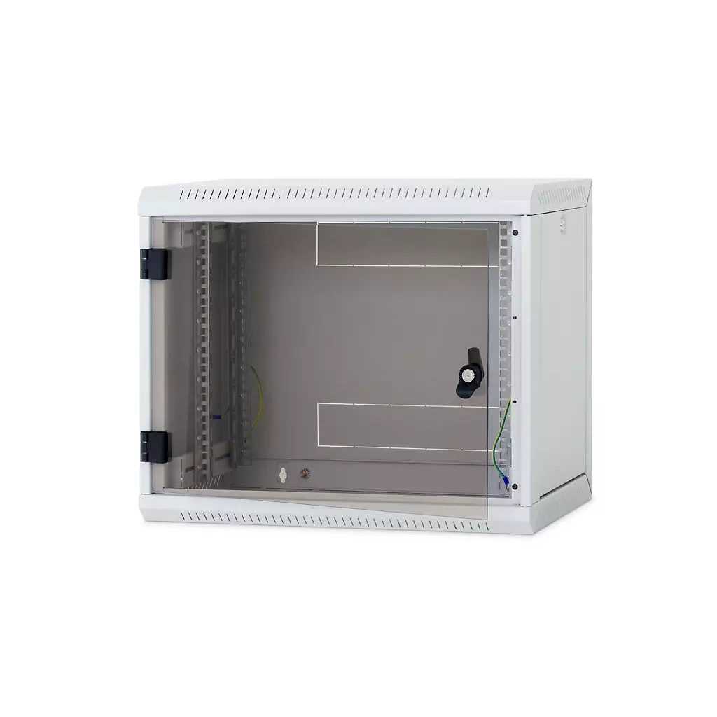 Obrázek produktu Nástěnný rack RUA 9U/600mm odn.boč+skl.dv.