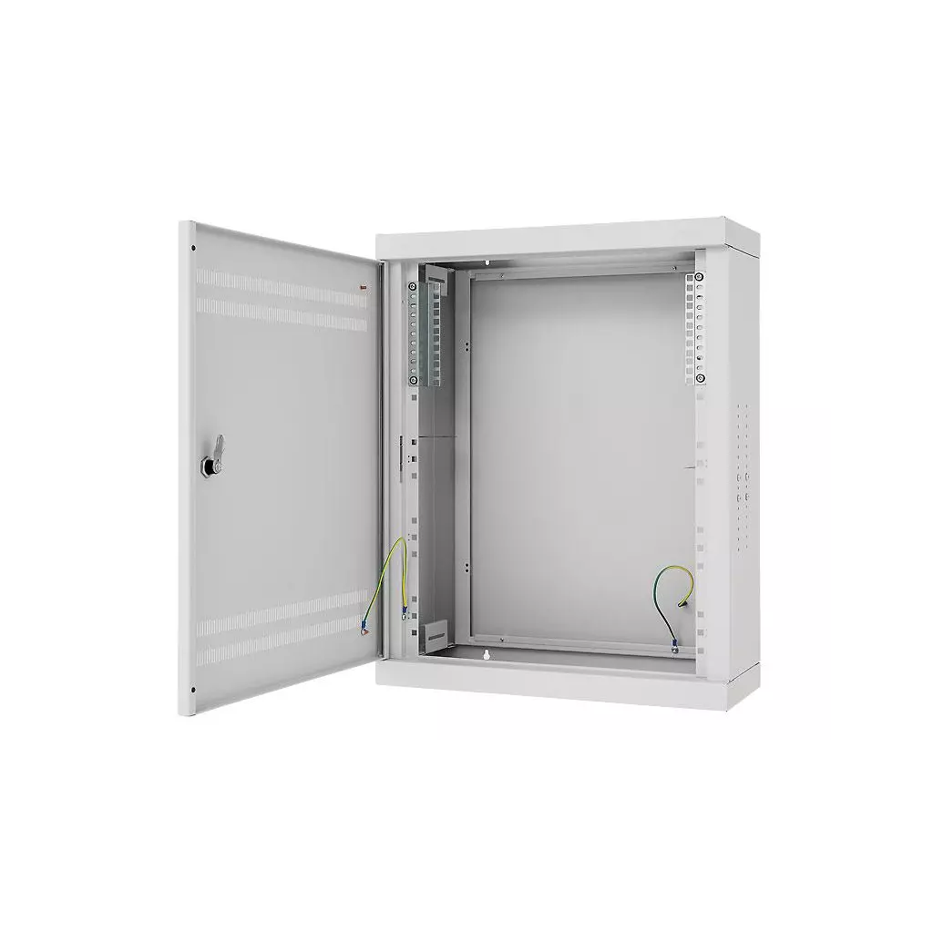 Obrázek produktu Rozvaděč hybridní 760x620x250 na stěnu plechové dveře, zámek Doppelbart, RAL7035