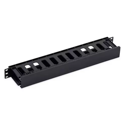 obrázek produktu 19' vyvazovací panel 1U plastový RAL9005