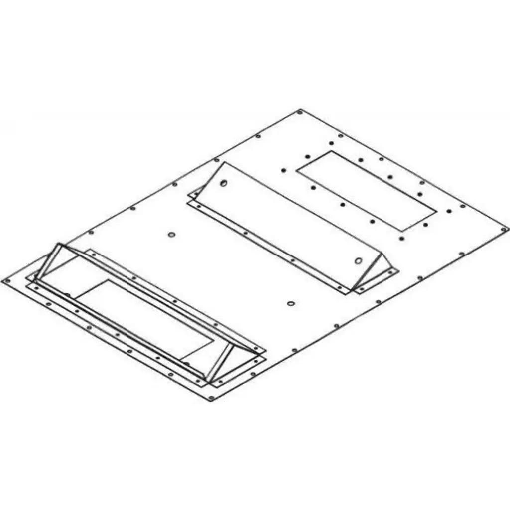 Obrázek produktu Redukce pro klim.X1,X2 600x800 do šířky rozv.šedá