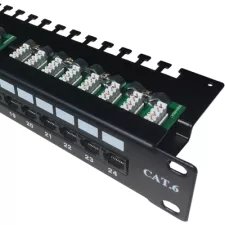 obrázek produktu DATACOM Patch panel 24p. CAT6 UTP 3x8p LSA 1U horní zářez