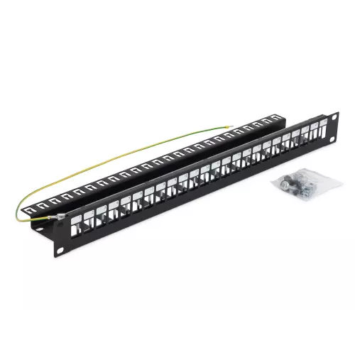 obrázek produktu 19" modulární patch panel pro max.24 keystonů