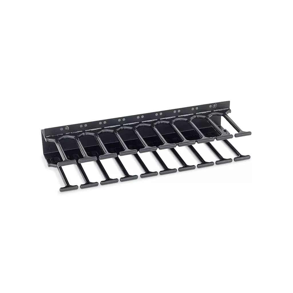 Obrázek produktu Vyvazovací panel 10U - Hřeben, RAL9005