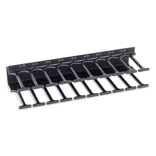 obrázek produktu Vyvazovací panel 10U - Hřeben, RAL9005