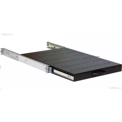 obrázek produktu 19" výsuv.police 650mm plnovýsuv,nosn.45kg černá