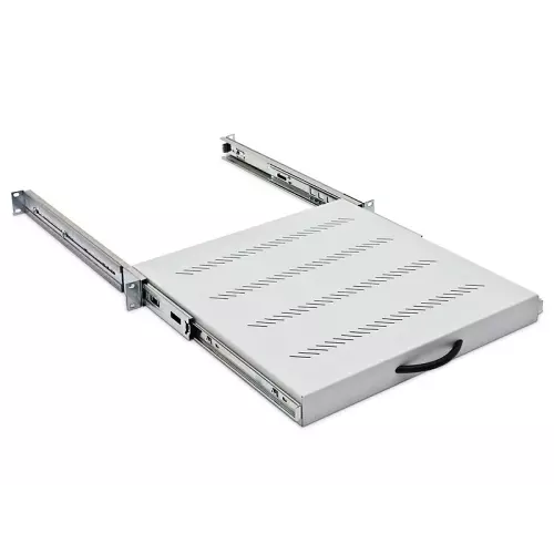 obrázek produktu 19" výsuv.police 650mm plnovýsuv,nosn.45kg šedá