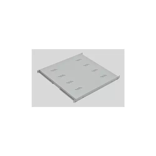 obrázek produktu 19' police A4 perforovaná 1U/650mm,max.80kg černá