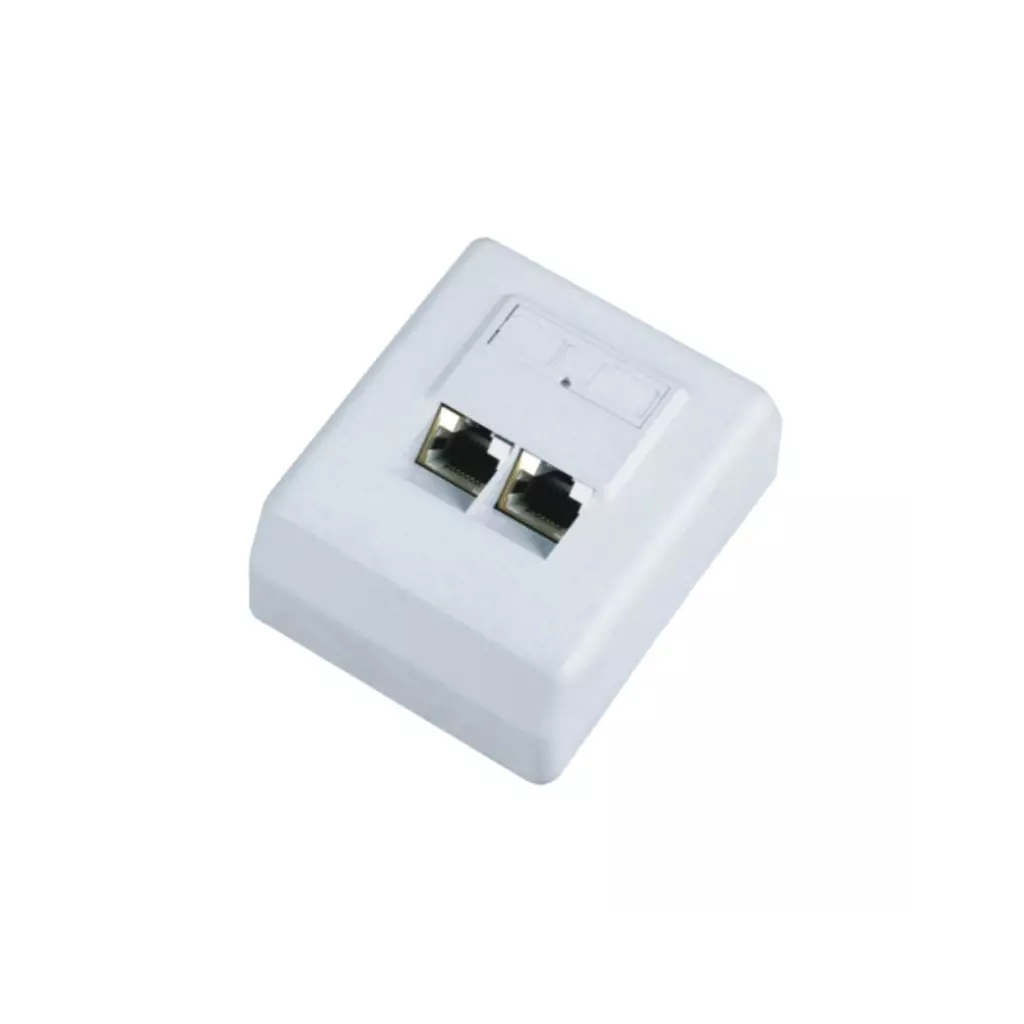 Obrázek produktu DATACOM STP dvojzásuvka nad omítku Cat6 FA-1004