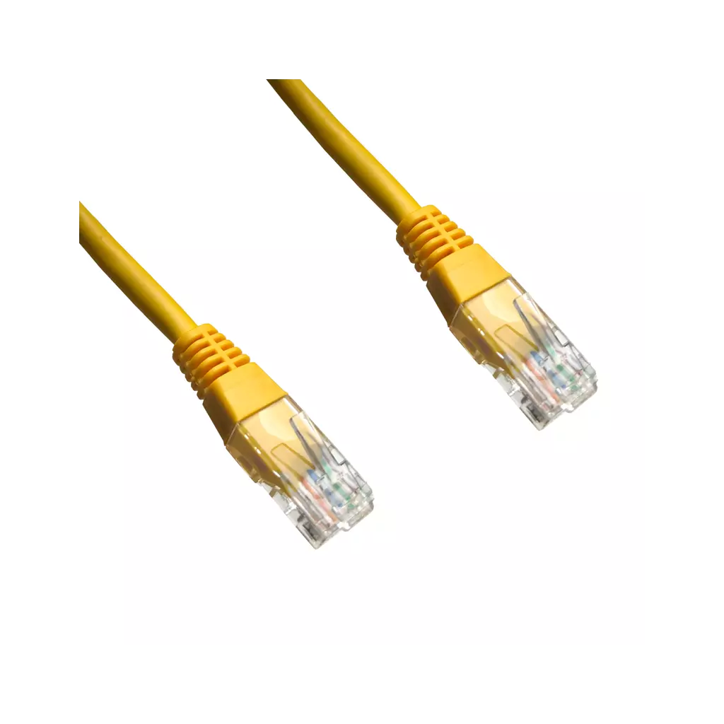 Obrázek produktu DATACOM Patch cord UTP CAT5E 1,5m žlutý