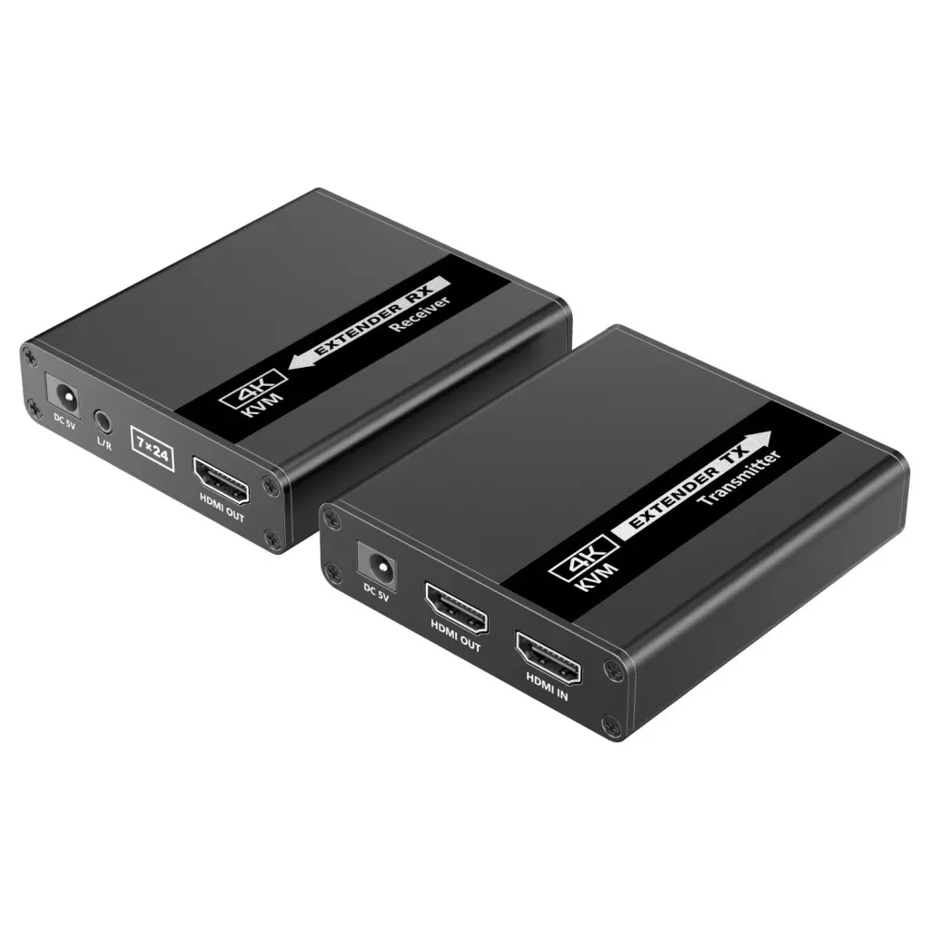 Obrázek produktu HDMI KVM extender 4K a FULL HD 1080p na 70m, USB