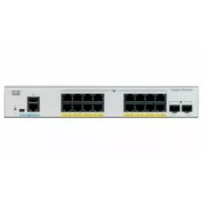 obrázek produktu Cisco Catalyst 1000-16P-E-2G-L - Přepínač - řízený - 8 x 10/100/1000 (PoE+) + 8 x 10/100/1000 + 2 x Gigabit SFP (uplink) - Lze montova